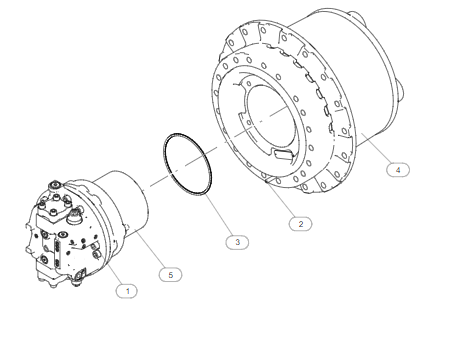 E330GC 行走总成 E330GC 行走总成