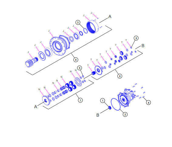 E307E2 回转总成 E307E2 Защитный кожух