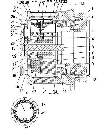 E325B 行走牙箱 E325B 行走牙箱