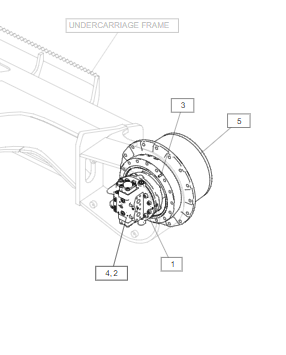 E320GC 行走总成 E320GC 行走总成