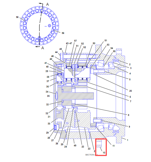 E390 行走轮毂 E390 行走轮毂