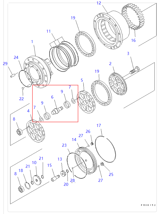 PC60-7 с защитным кожухом